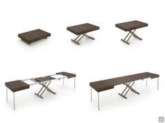 Lifting and opening sequence with telescopic mechanism of the Lucas lift-up table