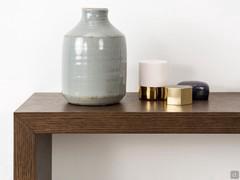 A detail of Alma console table