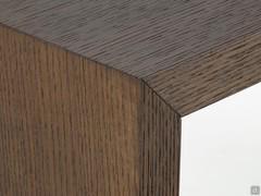 Detail of mitre joints of the console table