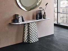 Atrium modern hall console table by Cattelan (Keramik ceramic finish not available)