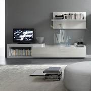 Plan shelf for back panel is perfect to add extra leaning surfaces to the living room
