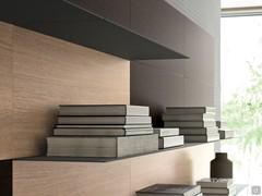 Plan matt lacquered backrest shelf
