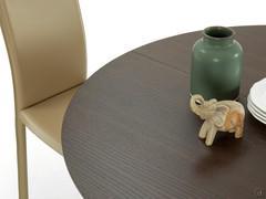 Detail of the wood veneered top