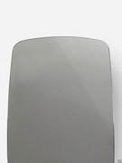 Viper glass table for 6 people with a top with rounded edges