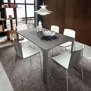 Garrick grey extending dining table