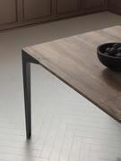 Close up of the Slavonian oak HPL melamine top