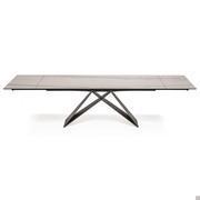 Premier rectangular extending model in Keramik stone by Cattelan con piano in pietra Keramik