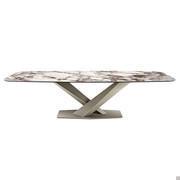 Barrel-shaped top in KM12 Breccia Marble Keramik stone top