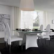 Wave table with sinuous central base in the extendable model with anodised aluminium rail (finish not available)