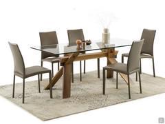 Cavalletto contemporary solid wood table