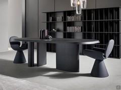 Table with asymmetrical base Padiglioni by Bonaldo
