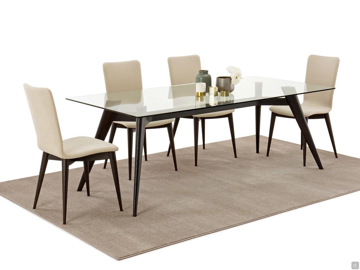 Benjamin designer glass table 