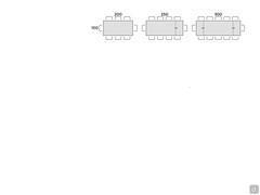 Art Table with wood veneer top - Table seats scheme