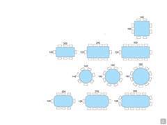 Skorpio table by Cattelan - table seating chart for models with wooden top