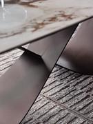 Detail of embossed metal base GFM18 bronze
