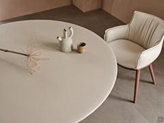 Top view of the table in the version with MDF top covered in spatulate clay