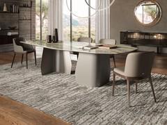 Embossed metal base with Keramik stone top. Rectangular, shaped rectangular, barrel, oval and shaped polygonal top