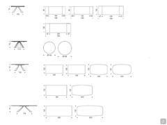 Eliot table with Keramik top - Diagrams and dimensions