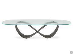 Extra-clear baked glass is available on the 240 and 300 x 120 cm barrel-shaped models