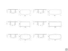 Mad Max table by Cattelan - Models with wooden top, in all variants