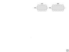 Alisio barrel table- Table seats scheme