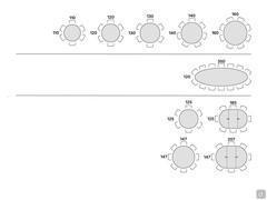 Bolivar table - Table seats scheme