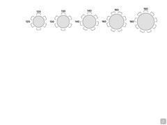 Cali table - Table seats scheme