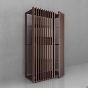 Karin modern glass display cabinet 