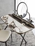 Cocoon Trousse by Cattelan detail of the elegant top in Keramik Breccia