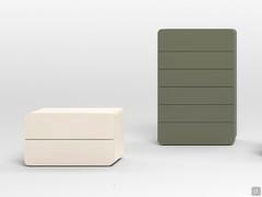 Bedside table and high chest from the Icarus set
