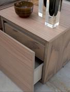 View of the inner drawer present in the two taller 42 and 63 cm bedside tables.