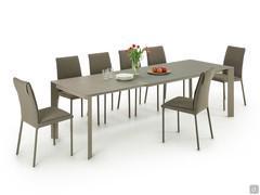 Extending rectangular table suitable for 10 people