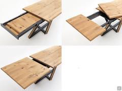Run Extension System - the two 50 cm extensions are contained in the under-top compartment, and thanks to the telescopic mechanism can also be used individually, up to the maximum extension