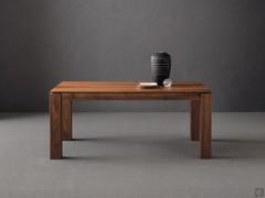 Acapulco table in rectangular version (The Walnut wood version is only available on request. Contact Customer Service for a quote)