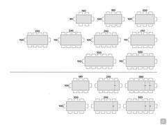 Arenas table  - Table seats scheme