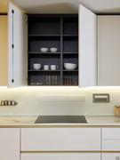 Detail of the wall unit on the modern kitchen Numa Eleven