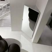 Rimpiattino hall corner mirror - corner model with door
