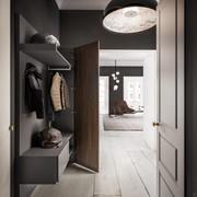 Wide 01 elegant solution to optimise space, given the reduced depth, without sacrificing storage capacity and hanging space