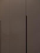 Details of the groove B2, one of the openings available on the hinged or folding Zenit Lounge wardrobe