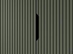 Details of the B1 recessed handle