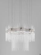 Diadema round pendant flower chandelier Ø 100 cm