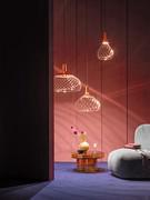 Mongolfier triptych pendant lamps