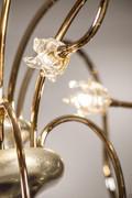detail of the blown glass flowers