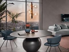 Bon Ton six-light delicate textural contrast between metal and glass