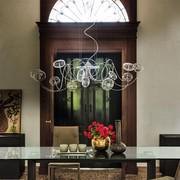 Oktopus pendant lamp by Cattelan with glass lampshades