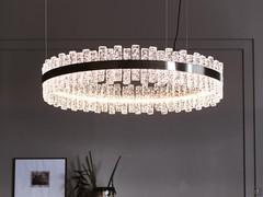Phoenix round glass pendant lamp by Cattelan 