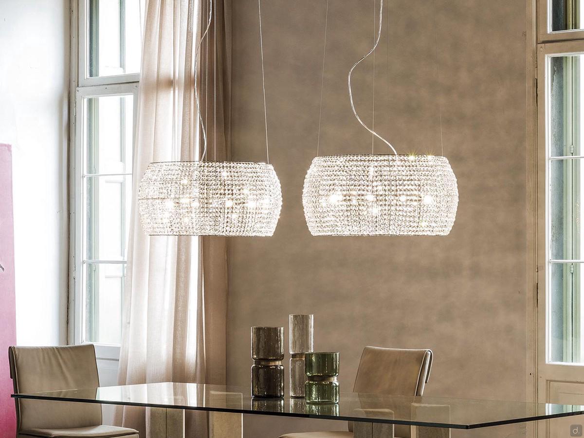 Kidal Italian glass beaded chandeliers by Cattelan