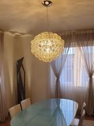 Giogali pendant lamp with amber glass pendants - customer photo
