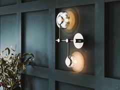 Brushed steel pendant lamp Circuit by Cattelan