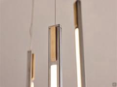 Steel frame with brass applied details